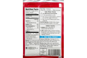 McCormick Seasoning Mix Chili Hot