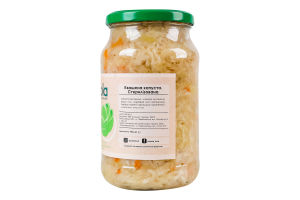 Капуста квашеная органическая стерилизованная Stodola с/б 900г