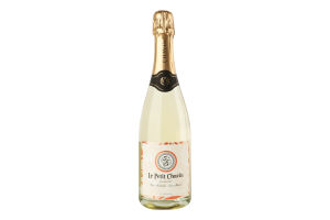 Вино ігристе Мускат біле н/сухе безалкогольне 0,75л Ле Петі Шавін