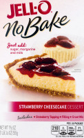 JELL-O No Bake Cheese Cake Dessert Mix Strawberry