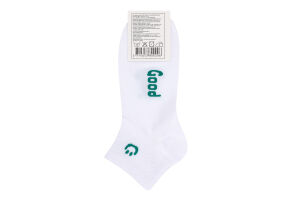 Носки женские рубчик с рисунком резинка короткие Ningbo Union Point Imp&Exp Co. Ltd №FHF24111718 35-42 белый
