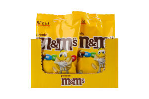 Драже с арахисом и молочным шоколадом покрытые разноцветной сахарной глазурью M&M`s м/у 82г