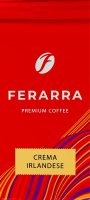 Кава натуральна смажена мелена з ароматом ірландського крему Crema irlandese Ferarra в/с в/у 250г