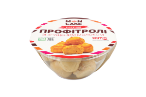 Пирожное Профитроли со сгущенным молоком Mon Cake к/у 140г