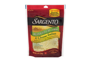 Sargento Reduced Fat 4 Cheese Italian