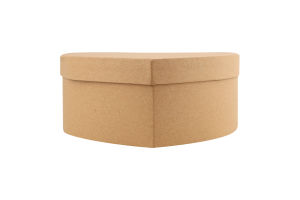 Коробка подарункова Серце крафтове 22*20*9см Parus Yang
