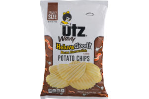 Utz Wavy Heluva Good! Bacon Horseradish Potato Chips