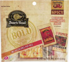 Boar's Head Brand Spicy Chipotle Gouda Cheese 3 Pepper Colby Jack Cheese - 6 CT