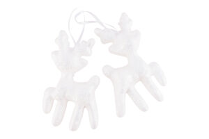 Набір прикрас ялинкових Олені 10,5см 2шт 985699