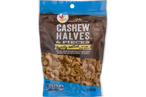 Ahold Cashew Halves & Pieces Lightly Salted with Sea Salt