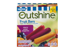 Nestle Outshine Fruit Bars Assorted Fruit Ice Bars - 12 CT