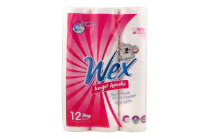 Рушник паперовий Wex 12 рул. 2 шари И153 (Туреччина)