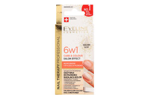 Сироватка д/нігтів Nail Therapy Professional 6в1 Care&Colour Golden 5мл Eveline