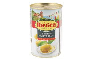 Оливки з кісткою Iberica з/б 300г