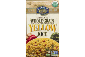 Lundberg Organic Whole Grain Rice & Seasoning Mix Yellow Rice