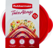 Rubbermaid Take Alongs Small Bowls Containers + Lids 3.2 Cups - 4 CT