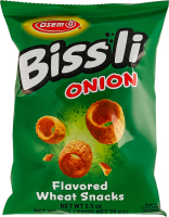 Снеки Bissli пшеничні зі смаком цибулі