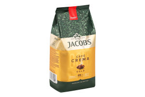 Кофе натуральный жареный в зернах Gold Crema Jacobs м/у 500г