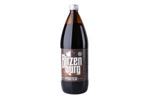 Пиво 1л 6% темне фільтроване пастеризоване Robust Porter Birzenburg пл
