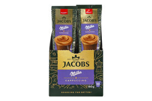Напій кавовий розчинний "Якобз Мілка Капучіно" з какао 10X18X10 Г(G)