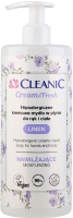 Крем-мило рідке Cleanic Linen для рук і тіла