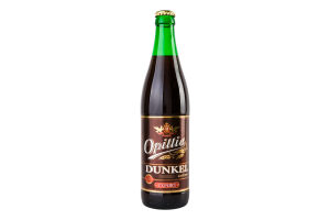 Пиво 0.5л 4.8% темне пастеризоване Dunkel Export Opillia пл