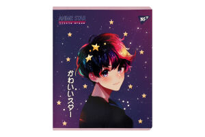 Зошит Anime star А5 клітинка 12аркушів Yes