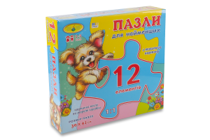 Пазл для детей 1-3років 30х42см Maxi Київська Фабрика Іграшок 12ел