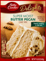 Betty Crocker Delights Super Moist Butter Pecan Cake Mix