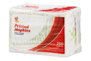 Ahold Printed Napkins - 250 CT
