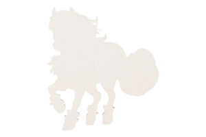 Прикраса новорічна Mislt Коник-Казкарик 2Д дерев