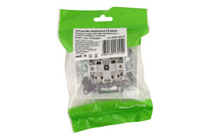 Розетка біла без заземлення Ерсте