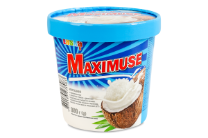 Мороженое 12% с наполнителем, крошками кондитерской глазури и печенья Кокос Maximuse Laska ст 300г