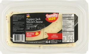 Ahold Natural Sliced Cheese Pepper Jack - 44 CT
