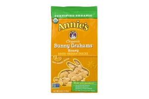 Annie's Homegrown Organic Bunny Grahams Baked Graham Snacks Honey