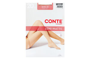 Колготки жіночі Conte elegant Solo 20den 5 natural