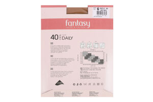 Колготки женские Fantasy Daily 40den 6 natural