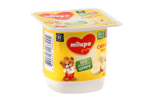Творожок 3% для детей от 8мес Банан Milupa ст 90г