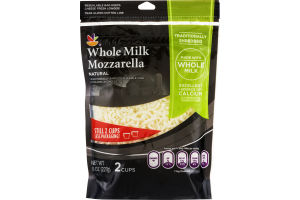 Ahold Whole Milk Mozzarella Traditionally Shredded