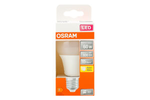 Лампа світлодіодна 8W E27 2700К 6X1 A60 Osram
