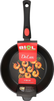 Сковорода ДеЛюкс антипригарне покриття індукційне дно з"ємна ручка 26см2617P Біол