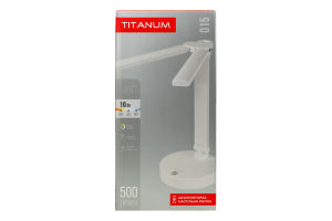 Лампа настiльна LED з акумулятором 10W 500Lm Titanum