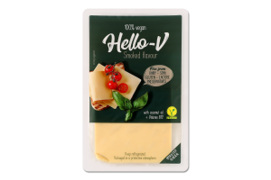 Сир веганський Smoked 24% слайси 140г газ/уп Hello-V