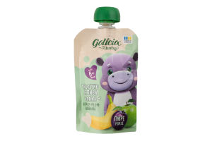 Пюре для дітей від 6міс Яблуко-слива-банан Baby Galicia д/п 90г