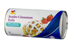 Ahold Jumbo Cinnamon Rolls with Cream Cheese Icing - 5 CT