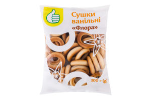 Сушки ванільні Флора ТОВ КБВ м/у 300г