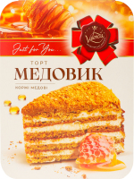 Торт Медовик 400г блістер Valencia