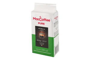 Кава натуральна смажена мелена Arabica Crema Pure MacCoffee в/у 250г