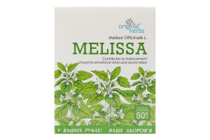 Фіточай Меліса 50г Organic herbs
