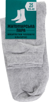 Носки мужские Житомирська пара №674848 25 светло-серый